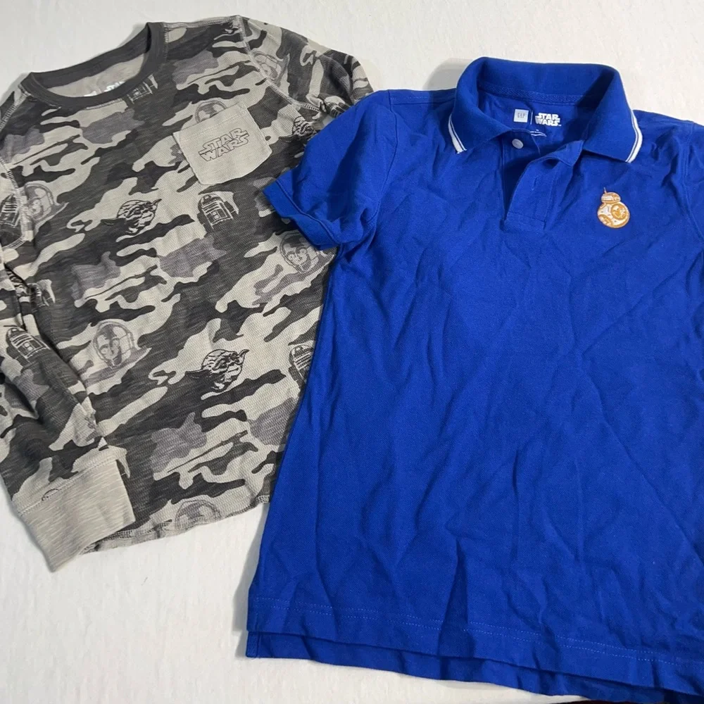 GAP Disney Star Wars Long Sleeve cotton and Short Sleeve Polo cotton